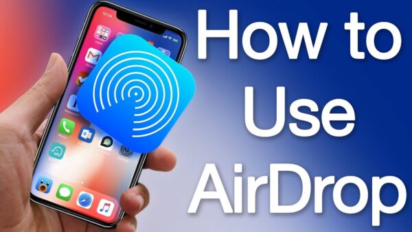 كيف انقل الصور عن طريق airdrop