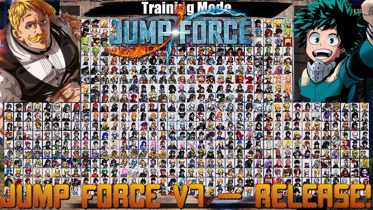 تحميل لعبة jump force mugen