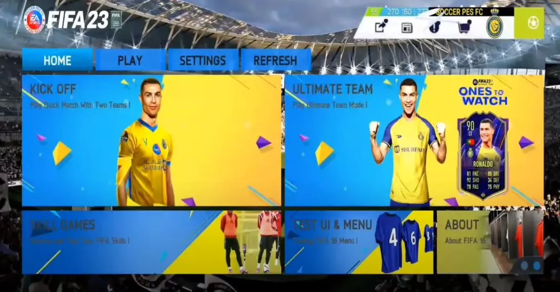 تحميل fifa cr7 apk لعبة فيفا رونالدو